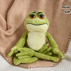 15-Inch Plush Toy • Green Long-Legged Frog • Soft Big Eyes • Perfect Christmas Gift for Children