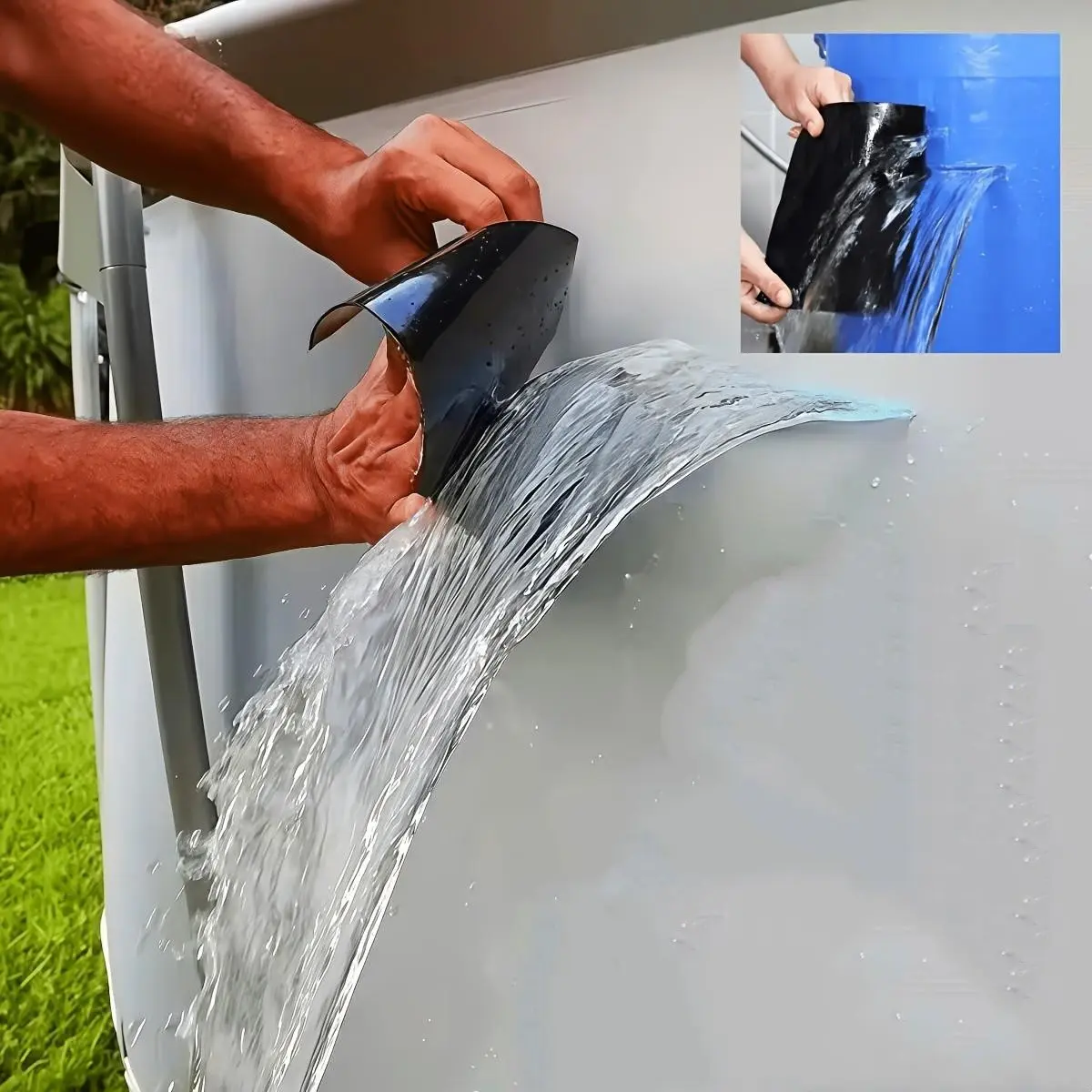 500% Strong Leak-Proof Tape, Maximum Waterproofing, Super Rubber, Indoor & Outdoor Use, Home, RV, Roof, Pipes, Pool, /, Self-Adhesive PVC Xs60