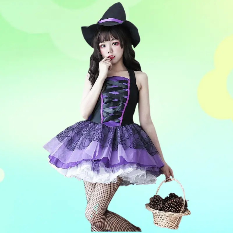 Halloween Adult Witch Reaper Vampire Outfit For Masquerade Party Cosplay And Themed Stage Performance Events