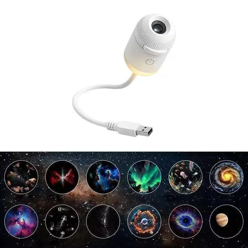 Best-Selling Projection Night Light, Starry Sky Light, USB Feeding Ambience Light, Wireless Gift Light