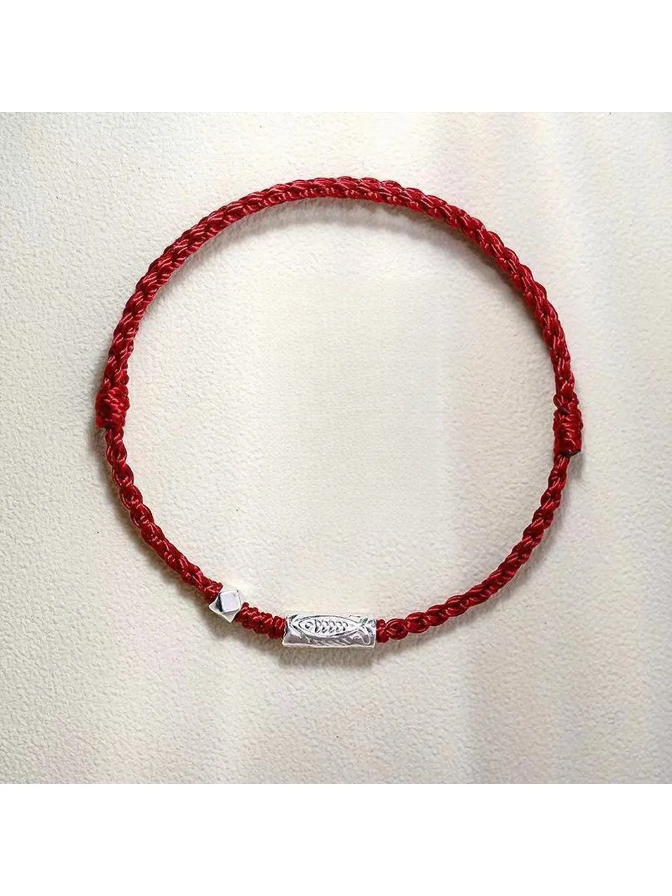 Lucky Koi Couple Bracelets Hand Woven Red Rope Lovers Friendship Jewelry Gift For Men Women Non Natural Crystal Bracelet Anklet Accessories