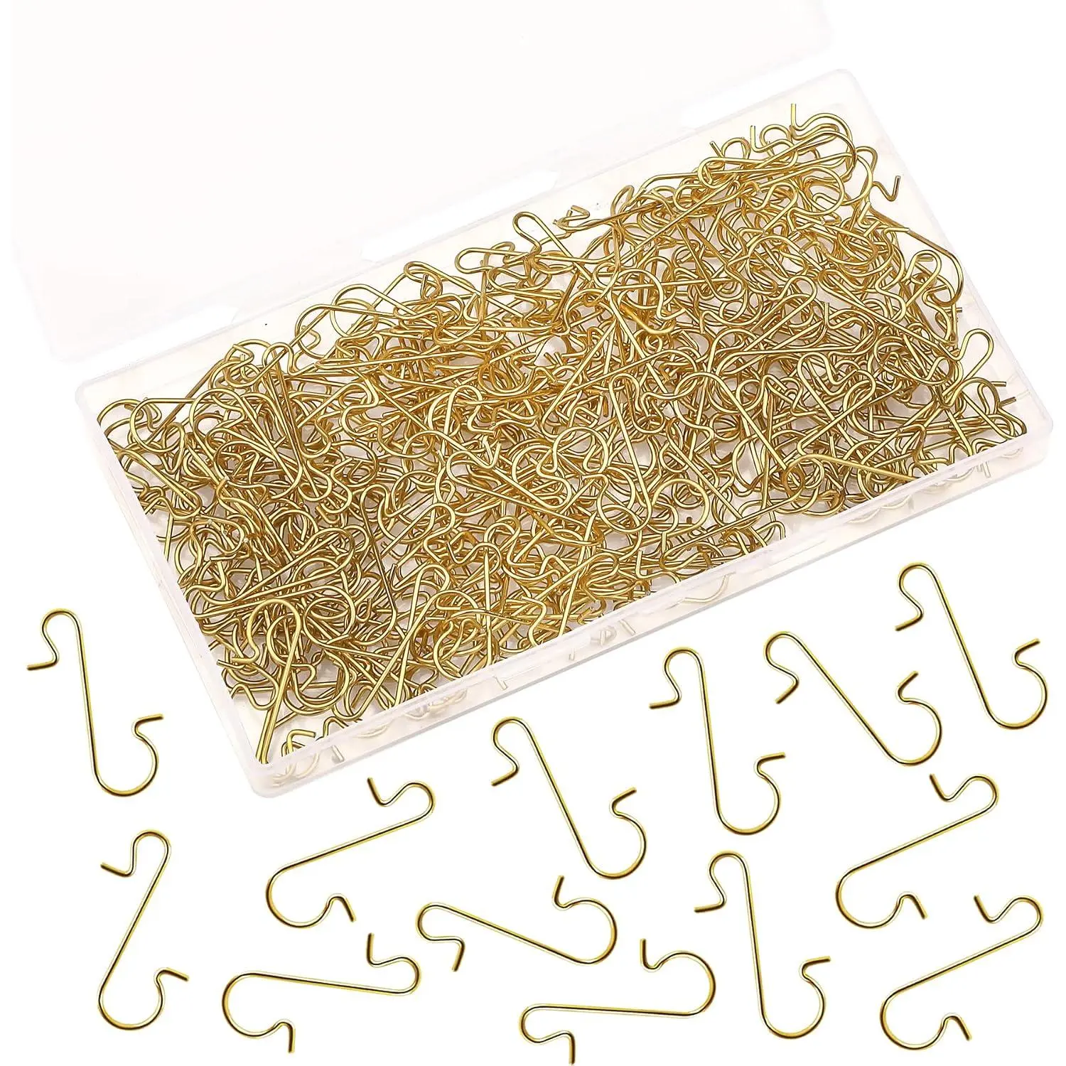 240 count Christmas Ornament Hooks,  Metal Christmas Tree Hook | S-Shaped, Metal Wire Bauble Hangers, with Storage Box, Ornament  Anchor, Xmas Ball Garland Decorations, Party Supplies