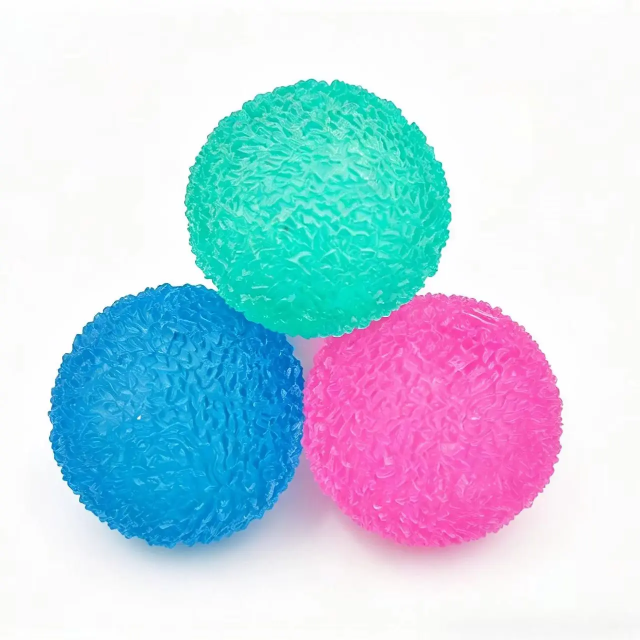 3PC Malt Sugar Texture Squeeze Balls, Stress Relief Squishy Toy Set for Kids & Adults, Summer Vibes Party & Birthday Gift