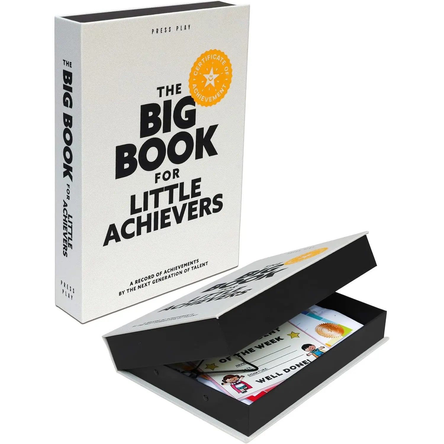 Certificate Album - Little Achiever's Commemorative Album - Beautiful Picture Book - Certificate Display - Achievement Album - Award Archive - Gift for Parents - Precious Memories Commemorative Album, suitable for A4 paper size