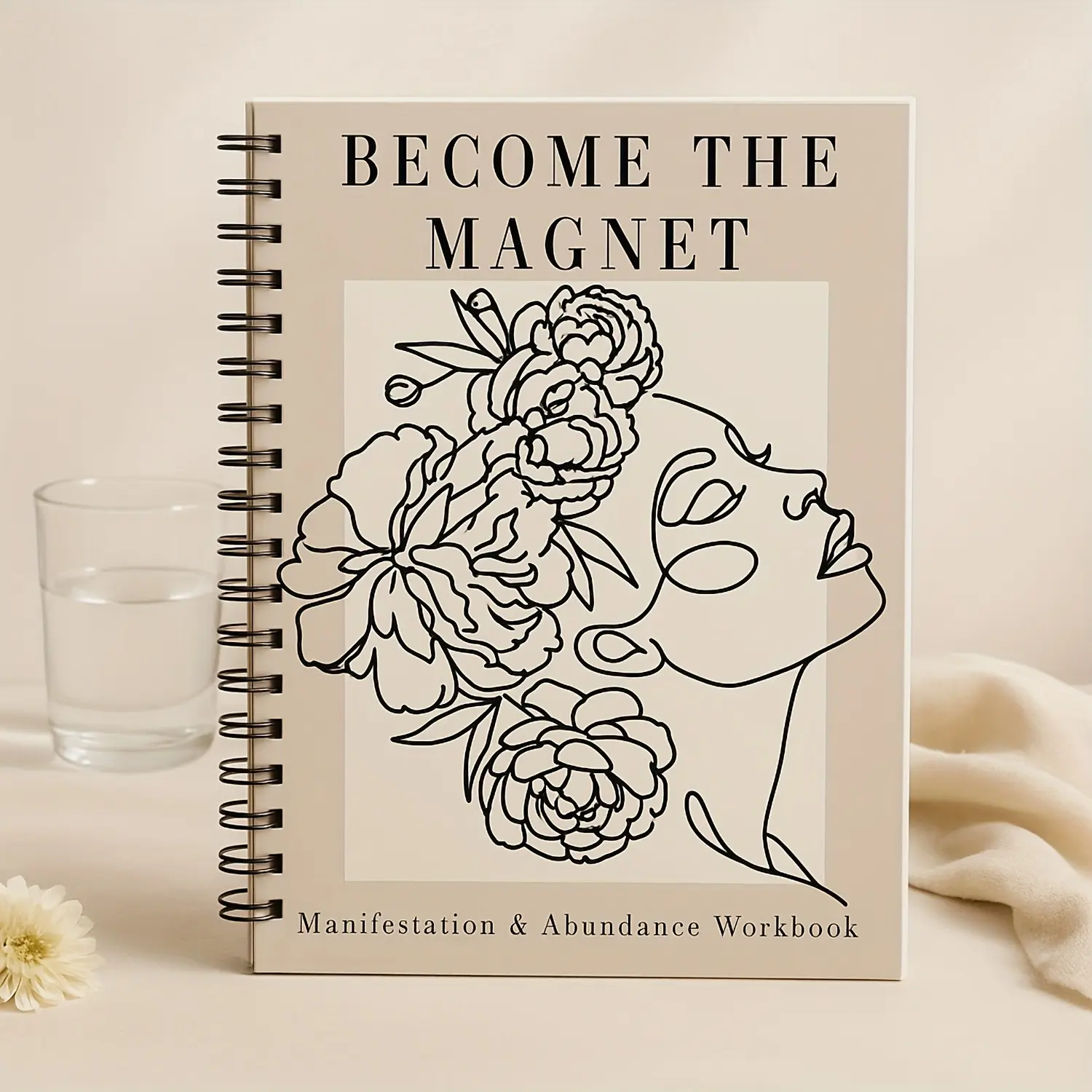 Become a Magnet - Manifestation and Abundance Workbook | Law of Attraction Journal (For Men and Women) | Daily Manifestation Plan for Positive Energy, Gratitude, and Self-Growth | 369 Ways Worksheets, Vision Boards, Affirmations, and Mindset Tracking