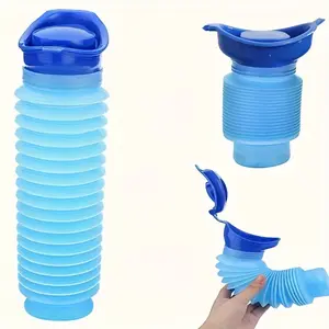 Portable Foldable Emergency Urinal - Compact & Lightweight Design, Ideal for Camping, Travel, Concerts and Festivals, Durable Plastic Material, Unisex