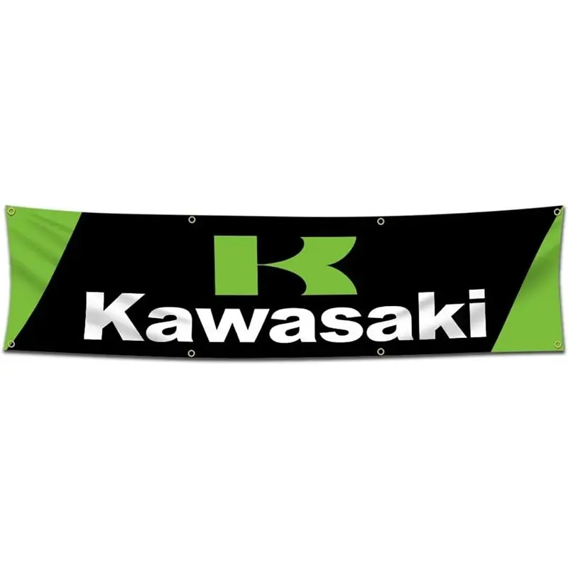 2D Flat Banner 1pc, Racing Flag Decor, Suitable for Garage, Men's Lounge, Dormitory, No Power Required, Zs