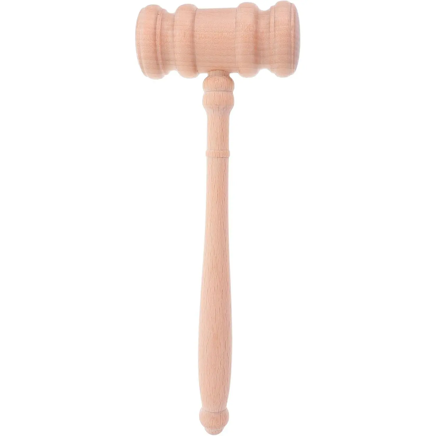 Gavel Shape Wooden Judicial Mallet, Professional Courtroom Tool for Civil and Criminal Trial Use