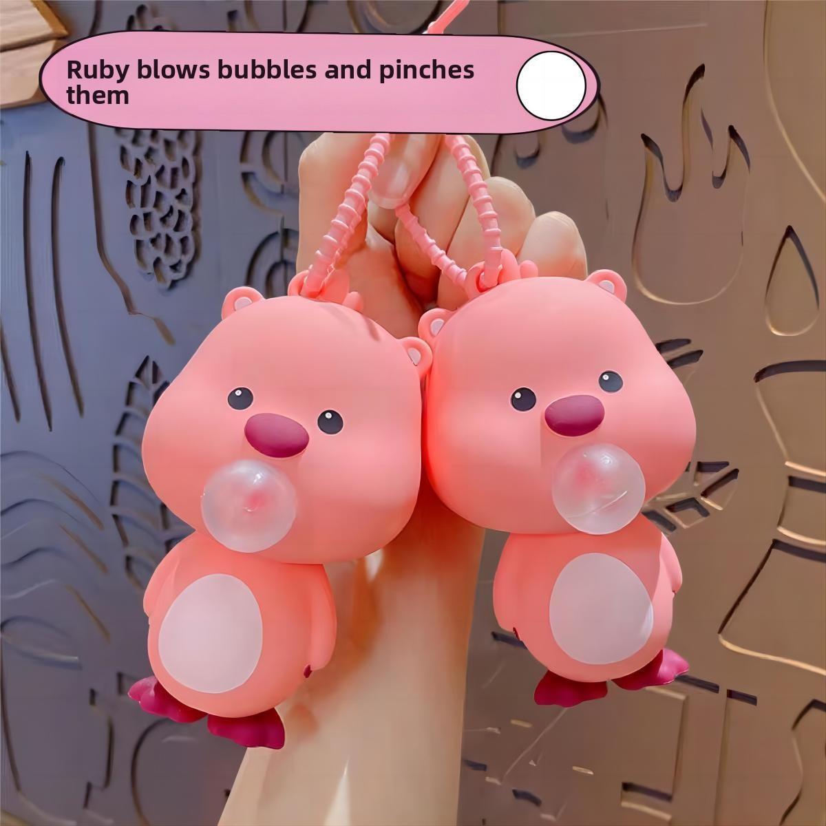 Bubble Pop Ruby Squeeze Toy Handmade Slow Rebound Squeeze Hot Item Stress Relief Magic Stress Relief Small Toy