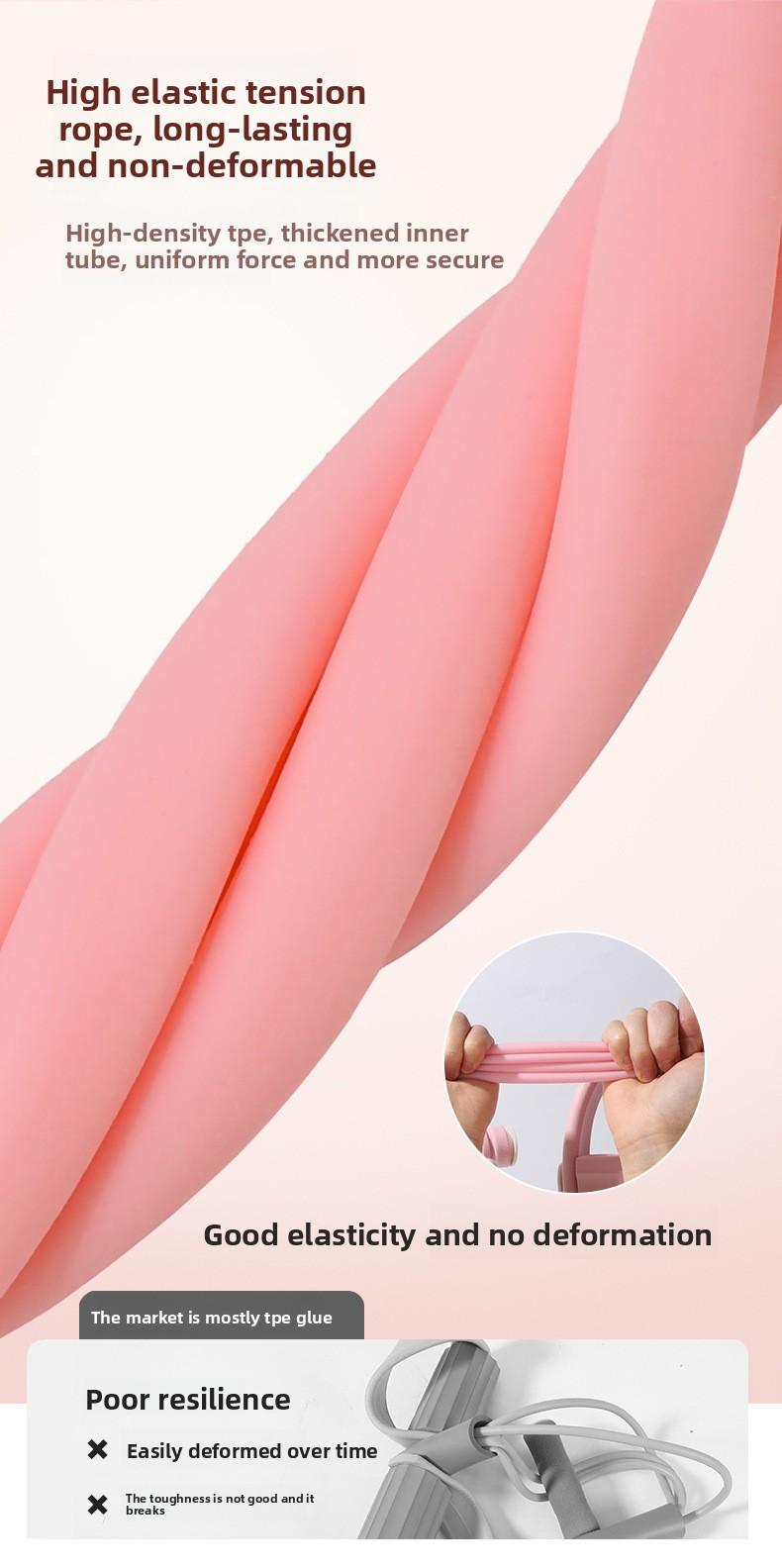 Multi-Function Pedal   |     for Abdominal Training, Yoga & Sit-ups at Home | Portable Home Gym Equipment for Full Body Workout 8-shaped resistance band bfr occlusion