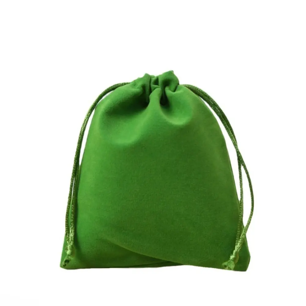 Soft Litchi Velvet Drawstring Storage Pouch, Dust-Proof Portable Jewelry Ornament Wenwan Protective Bag, Reusable Multi-Purpose Velvet Drawstring Sack For Small Accessories Cosmetics Daily Storage