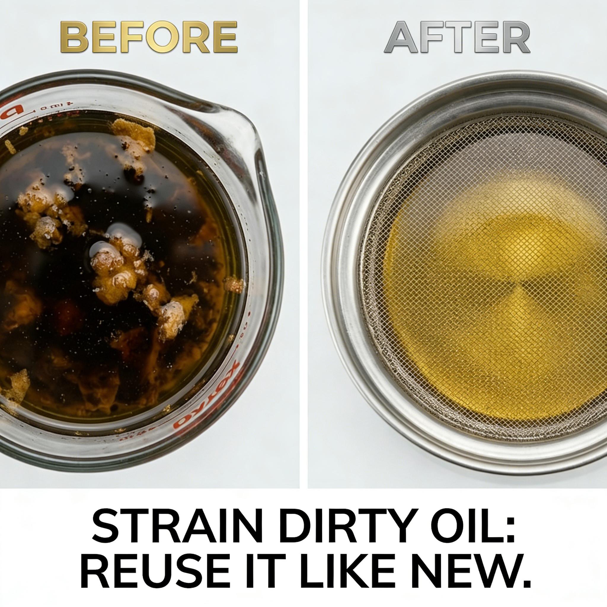 24oz & 32oz Stainless Steel Oil Storage Pots with Filters, Multi-Purpose Oil Separators, Non-Stick Easy Clean Grease Container for Frying Oil & Cooking Grease