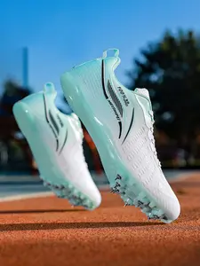 Unisex Track & Field Sprinting Cleats, Breathable Mesh, Lightweight & Durable, Performance & Comfort, Professional Running Shoes