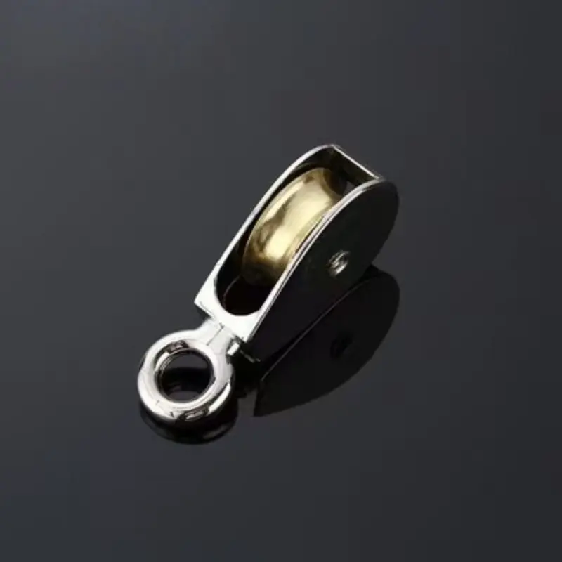 Exquisite Metal Fixed Pulleys, Single and Double Fixed Pulleys, Miniature Fixed Pulleys, Movable Pulleys for Model Making