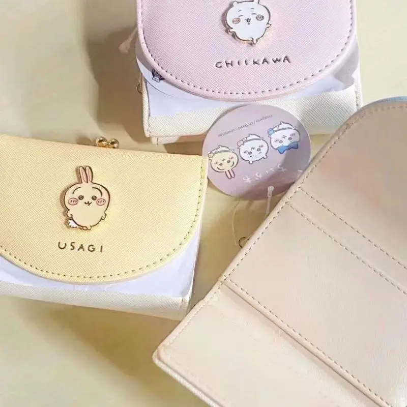 Kawaii Chiikawa Mini Wallet Cute Hachiware Usagi Cartoon Clutch Purse With Card Holder Coin Pocket For Girls Teens Students Gift