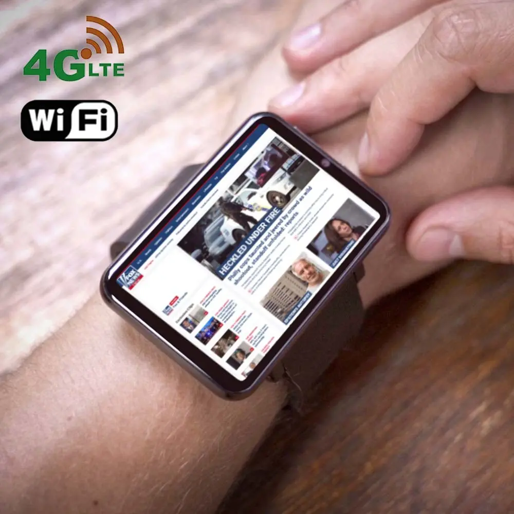 GPS WIFI Android Smartwatch Video Call SIM Card For Independent Calls 2.86-Inch LCD High-Definition Photography WIFI For Both Men And Women Voice Recording Camera Album Music Video Playback Recording Smart Watch 4G