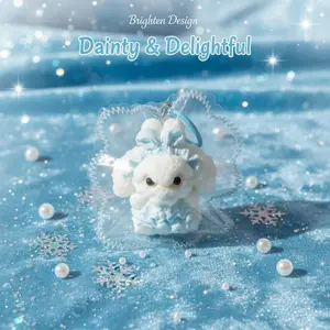 1pc Blue & White Princess Bunny Squishy Toy, Soft Slow Rising Sensory Fidget for Stress Relief, Cute Rabbit with Crown Desk Decor, Durable Relaxing Gift for Girls, Birthday, Christmas & Party Favors