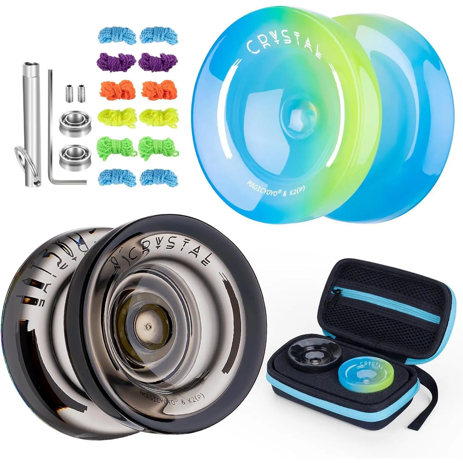 Professional Responsive 1 Yo-Yo for Kids, Affordable with Fast Shipping, Easy Support, Black + Blue Purple Color Options, High-Quality