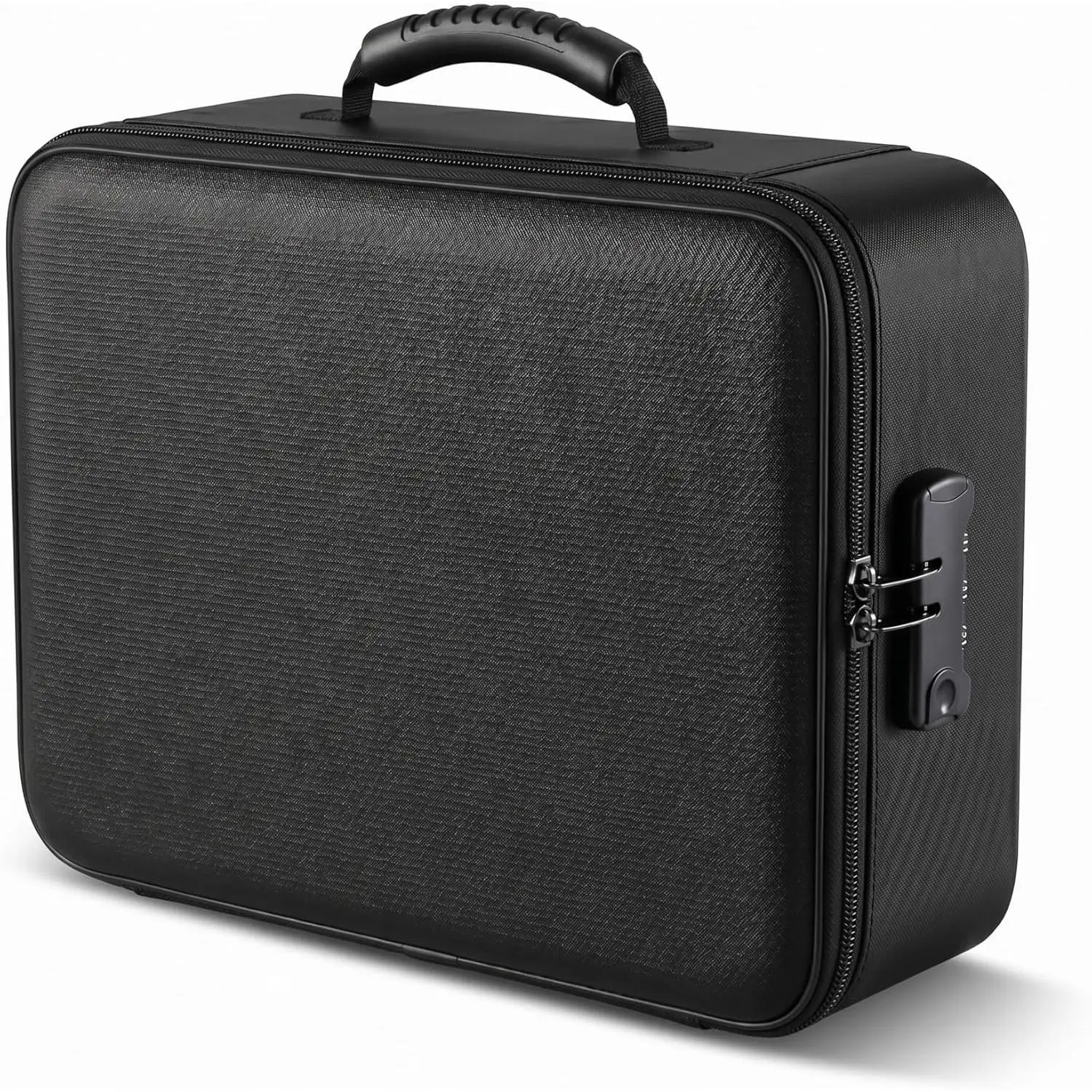 Soft-Shell Fireproof File Box with Lock Secure, 5200°F Water-Resistant Organizer, Fits 14" Laptop, Important Documents, Certificates, Passport for Home Office, Travel