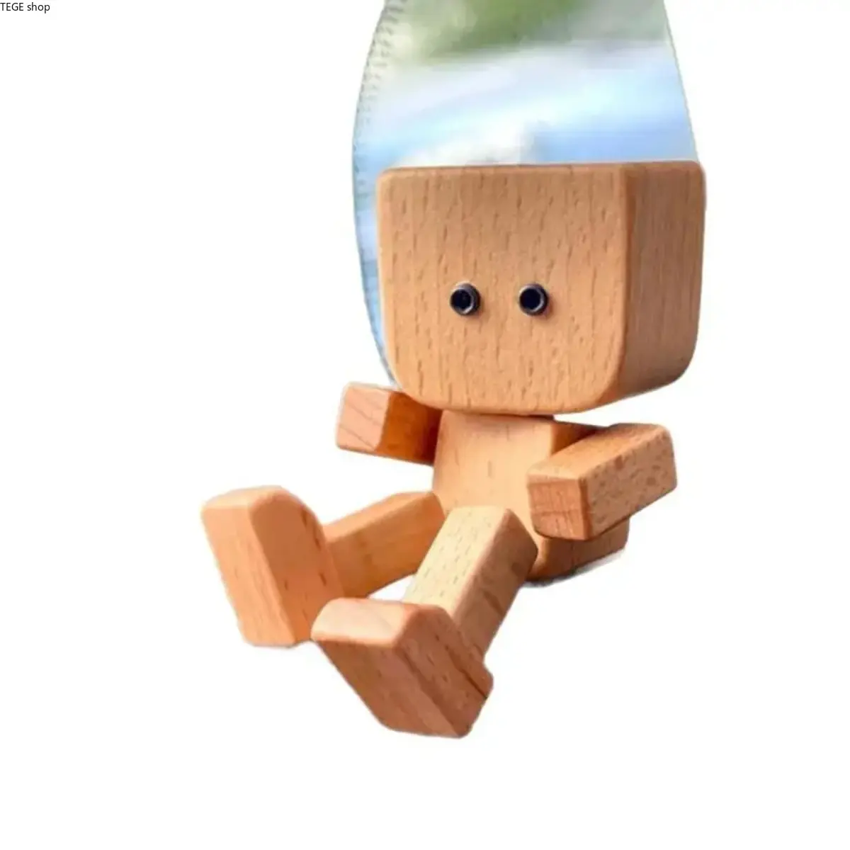 Wooden Figurine Set, 12-Piece Rustic Mini Shaking Leg Wooden Man With Interchangeable Assorted Expressions, Whimsical DIY Custom Ornaments, Handcrafted Mini Knick Knacks For Desktop, Home Shelf And Office Workspace Indoor Decoration