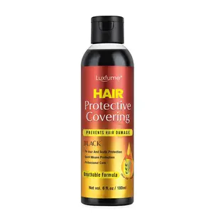 Quick Weave Protective Shield, Quick Dry Weave Glue, Hair Protective Liquid Cap for Hair and Scalp Protection, Easy to Apply Comfortable (6.oz, Black)