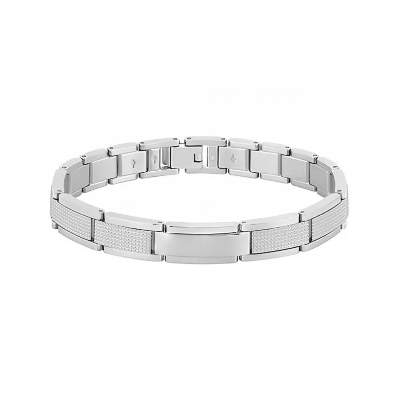 Loveden-Father's Day Gift, Small Crocodile Graphic Stainless Steel Magnetic Bracelet, Luxury Men's Jewelry for Valentine's Day & Birthday