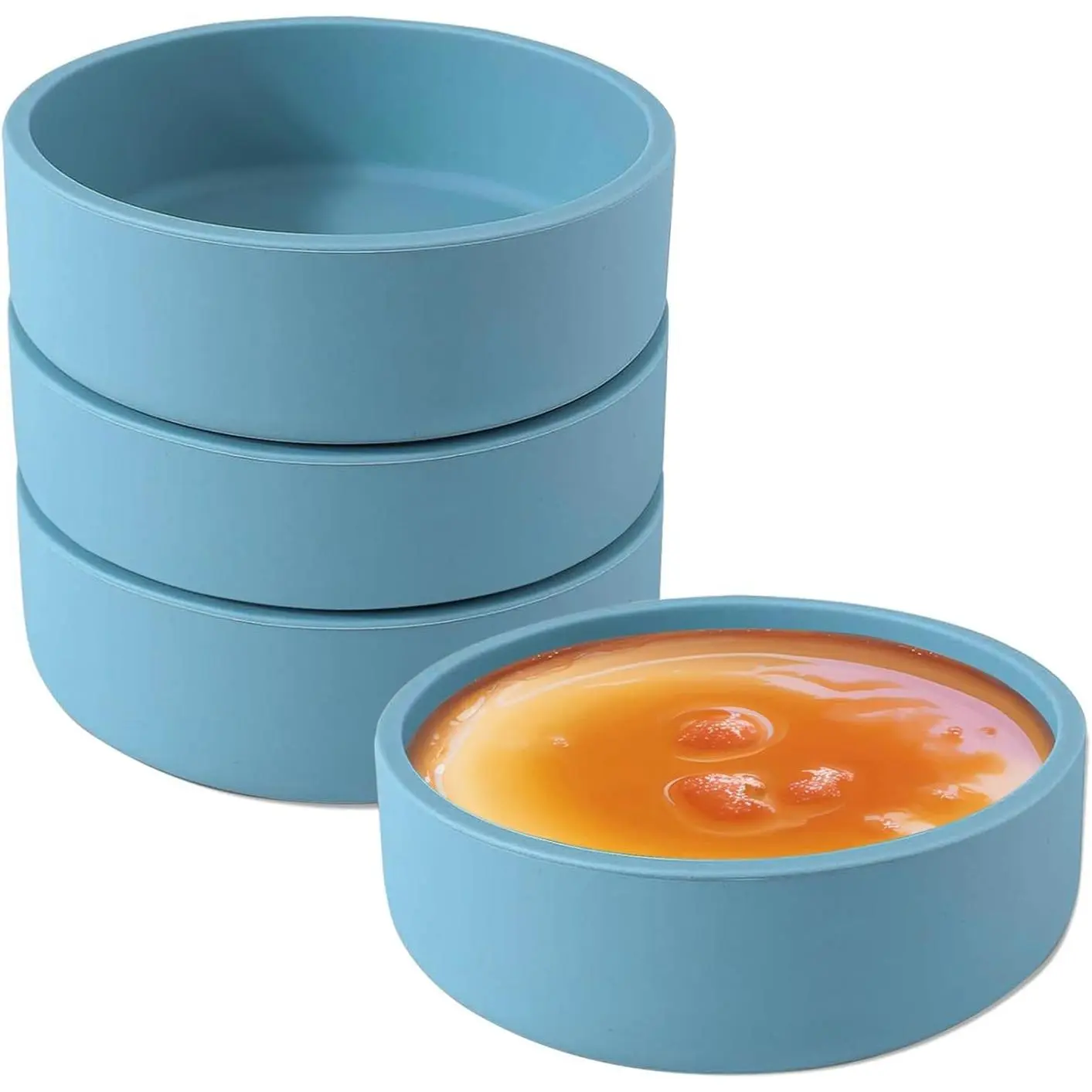 4 Pack Silicone Microwave Egg Cooker Poacher - Nonstick Poached Egg Maker Air Fryer Mold for Breakfast Sandwiches