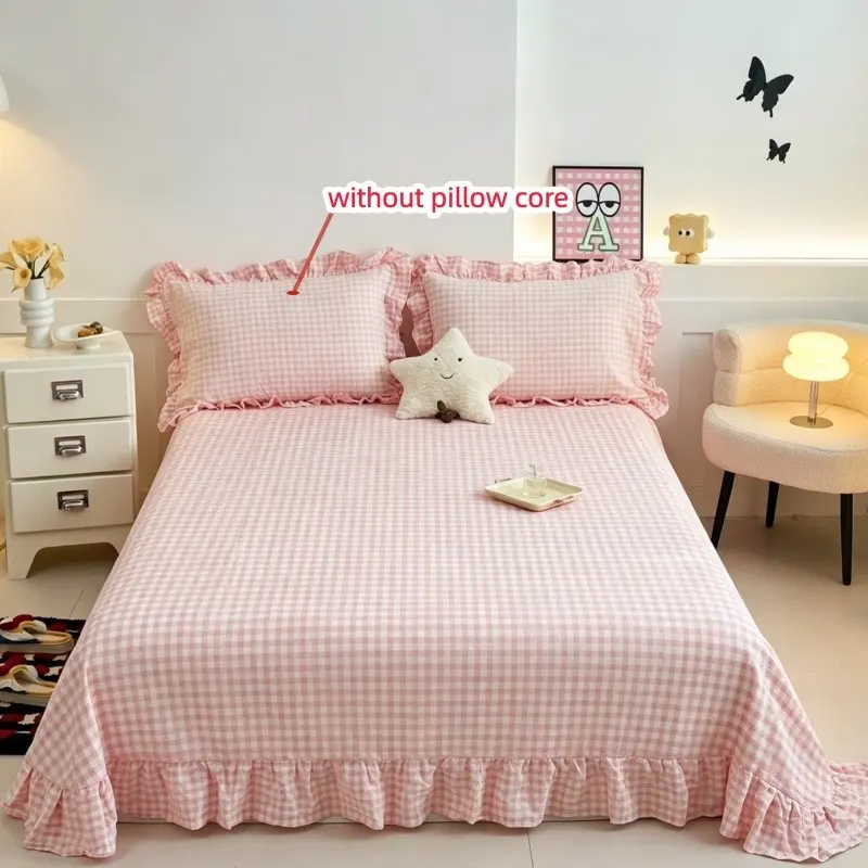 3-Piece Bed Sheet Set, Soft Fuzzy Microfiber Luxury Comfy Bedding Set, 7 Colors Available, Easy Care, Anti-Wrinkle, Ideal Gift for Home, Bed Sheets Set