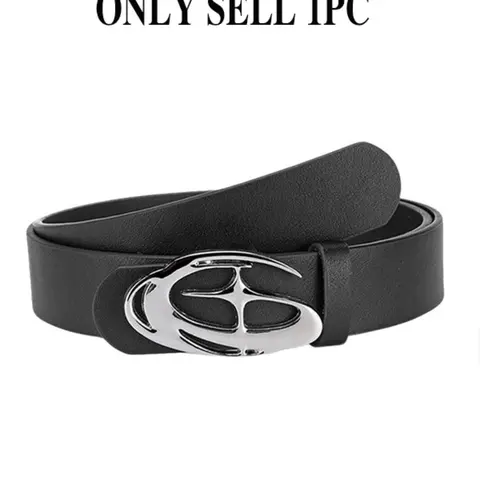 Unisex Y2K Fashion Belt, Cool Belts, Punk Fashion Waistband, Punk Street Style, Trendy Versatile Alloy Star Buckle, Unique Design Belt, Belt With Buckle, Perfect for Mother's Day