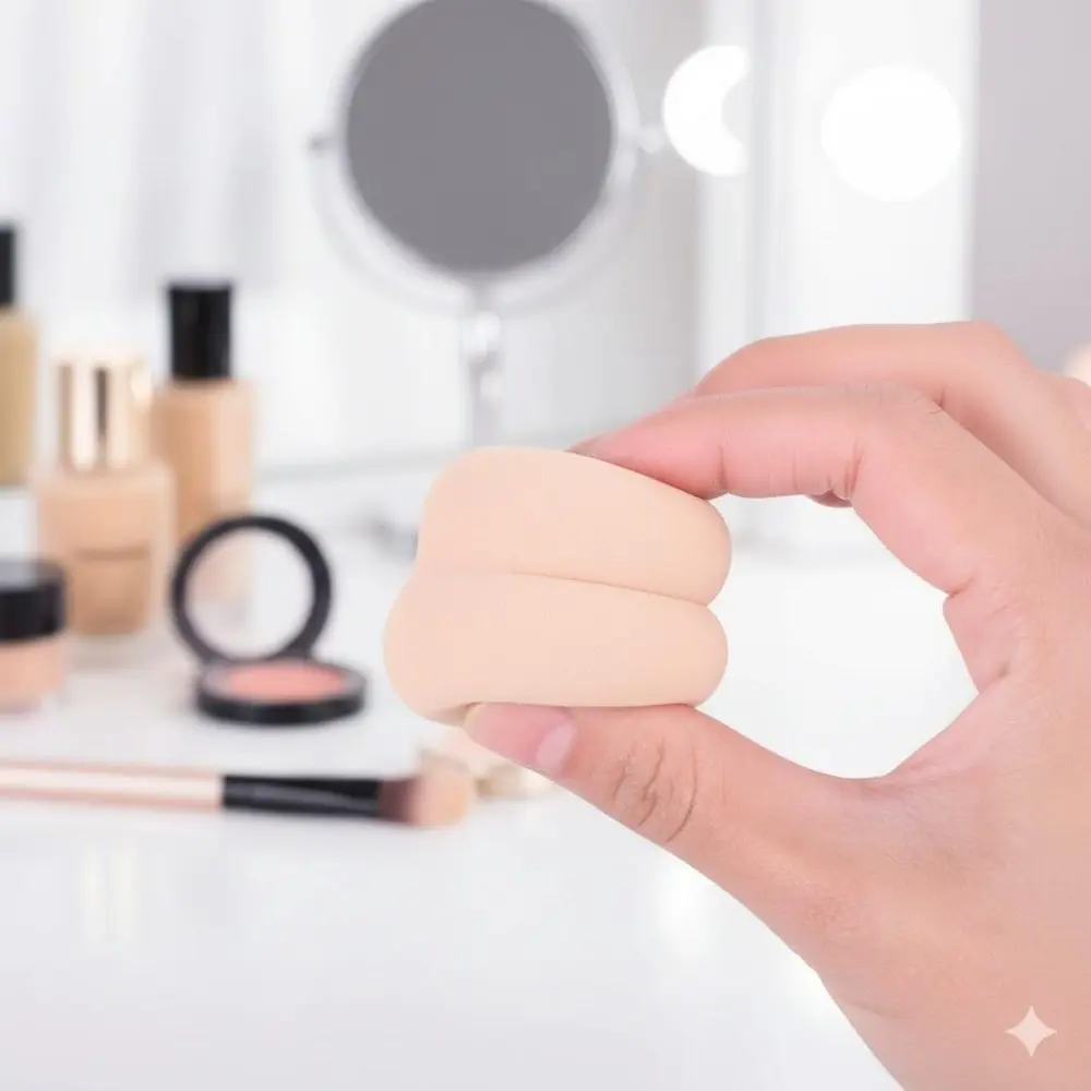 Versatile Makeup Sponge: Liquid Foundation Blending Egg, Cream & powder Compatible. Multi-Shape Design for Flawless, Quick application. Reduces Cakey makeup, Fits facial Contours Perfectly. Essential tool for beginners to Pro artists. Makeup Blender