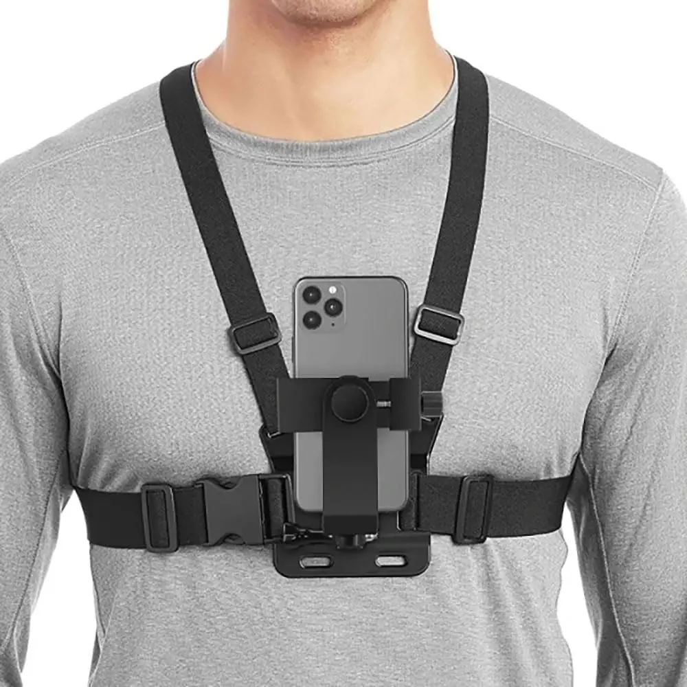 Sports Cameras Chest Mount Holder,Adjustable Chest Mount Harness Holder for All Sports Cameras