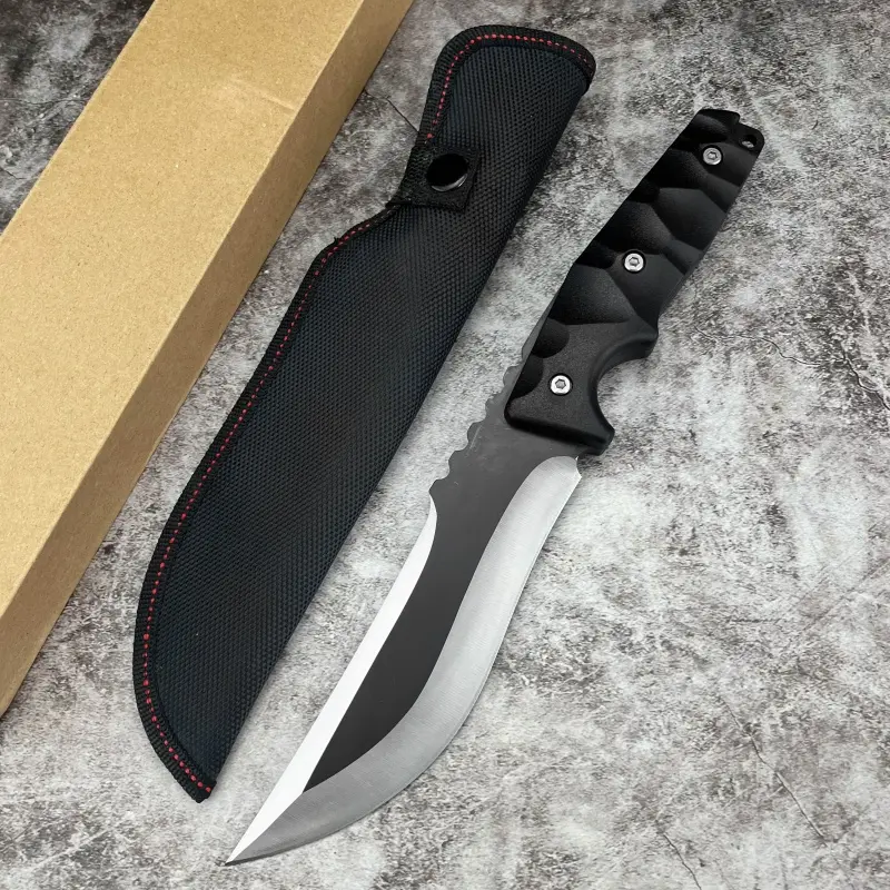 High Hardness Fixed Blade Straight Edge Outdoor Knife with Non Slip Easy Grip Handle Perfect for Fishing Camping Hiking and Other Outdoor Activities Durable Utility Straight Knife for Outdoor Enthusiasts Durable Outdoor Tool