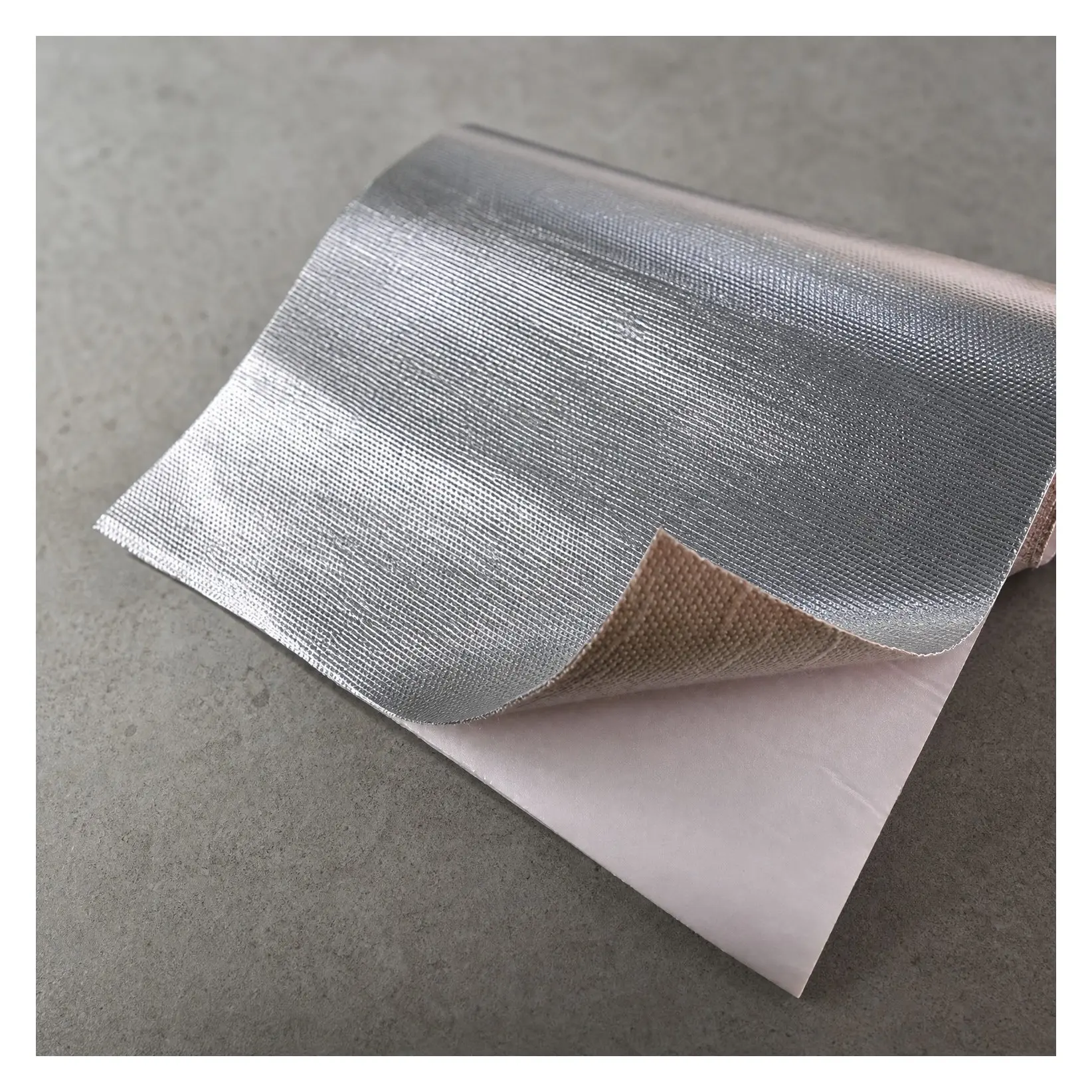 12'' x 48'' Aluminized Heat Shield Mat with Adhesive Backing - Thermal Barrier Heat Blanket, Fiberglass Insulation Reflective Material for High Temp ProtectionGift