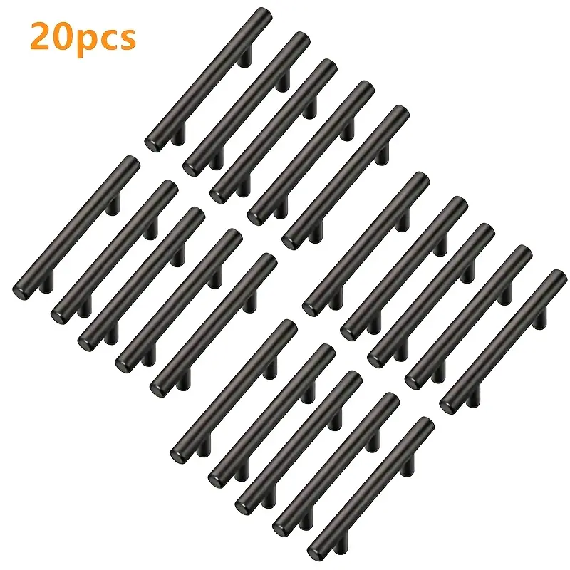 20pcs 150mm Stainless Steel Kitchen Door Cabinet T-shaped Handle Pull Cabinet Door Handle Furniture Cupboard Drawer Handle