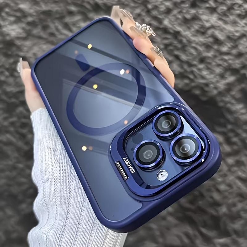 Ultra Clear Magnetic Wireless Charging Case for iPhone 17 16 15 14 13 12 Pro Max & Plus Air, Shockproof Cover with Lens Kickstand & Lens Protector