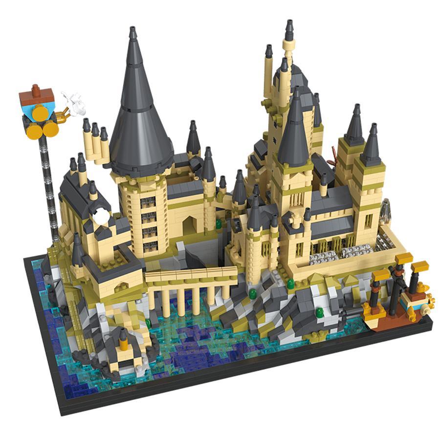 Hogwarts Castle Building Blocks, Creative Micro Building Blocks, DIY Educational Assembly Bricks Toy for Teenager & Adult, Model Set