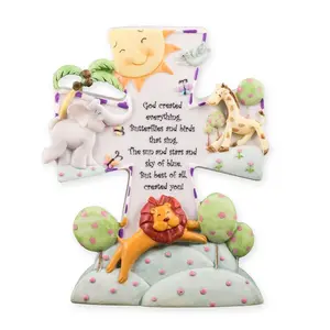 6.5" God Created Everything  Nightlight,  Decor, Baptism or  Shower , Christian Religious Accent Light