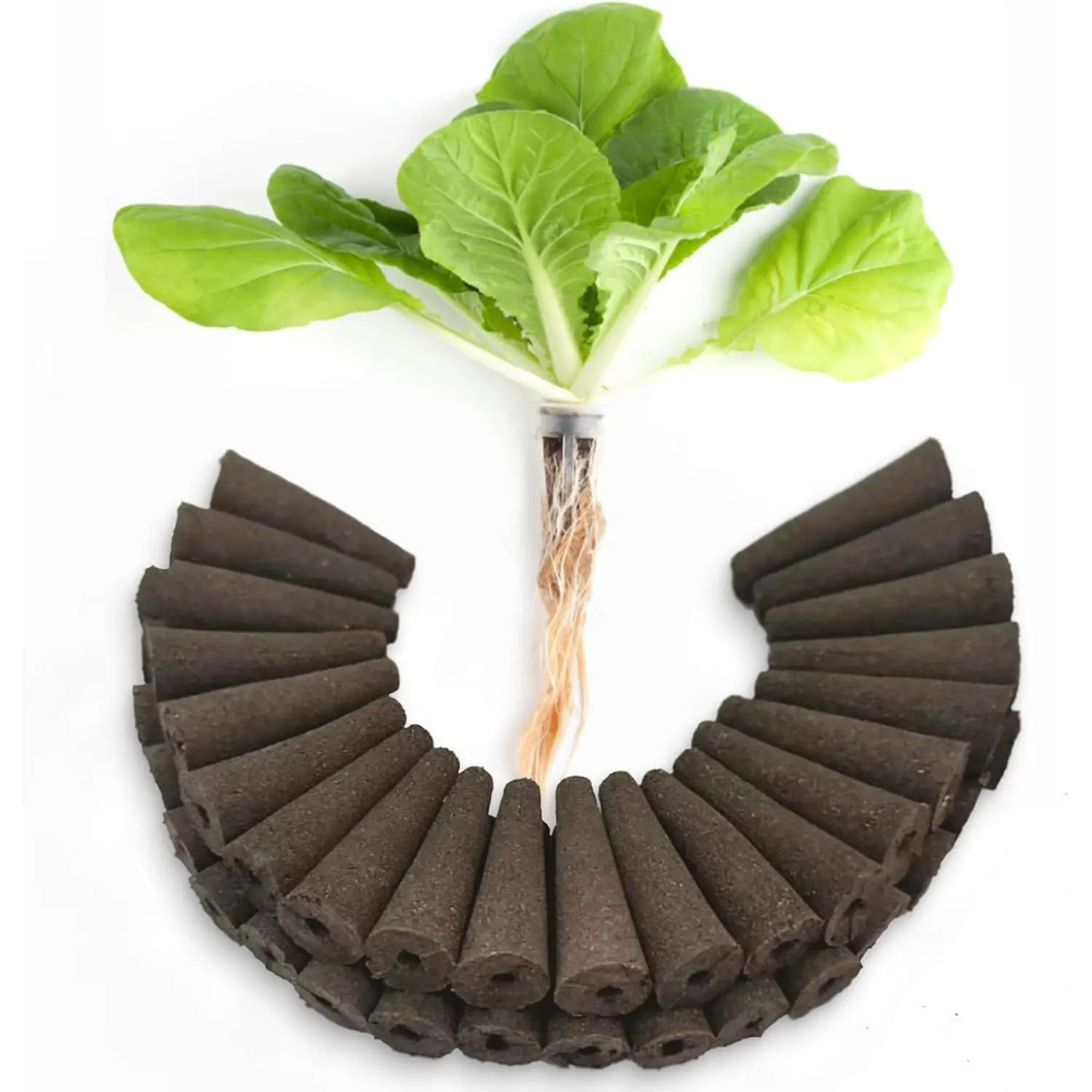 60 Pack Pods , Hydroponic Grow Sponges Rapid Rooting Seed Starter Sponges Compatible with Aerogarden,IDOO, Models & Indoor Hydroponic Systems