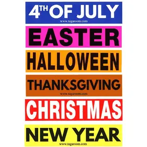 Holiday Color Coded Label Multi Pack (Multi Holiday)