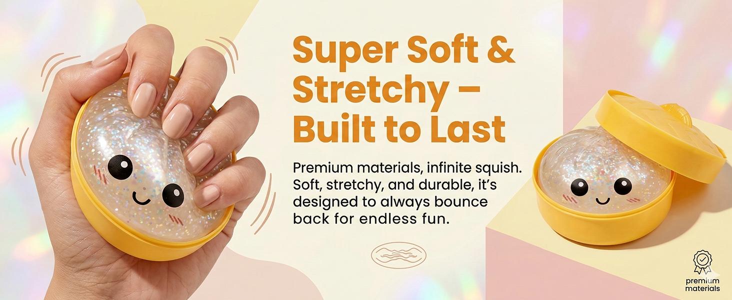 ZANOK Dumpling Squishy Mystery Box Viral, 2026 New Dumpling Squishy Mystery Box - Surprise Dumpling Squishy, Rare Dumplings Bun Stress Relief Fidget Set, Random Colors (1 Pack)