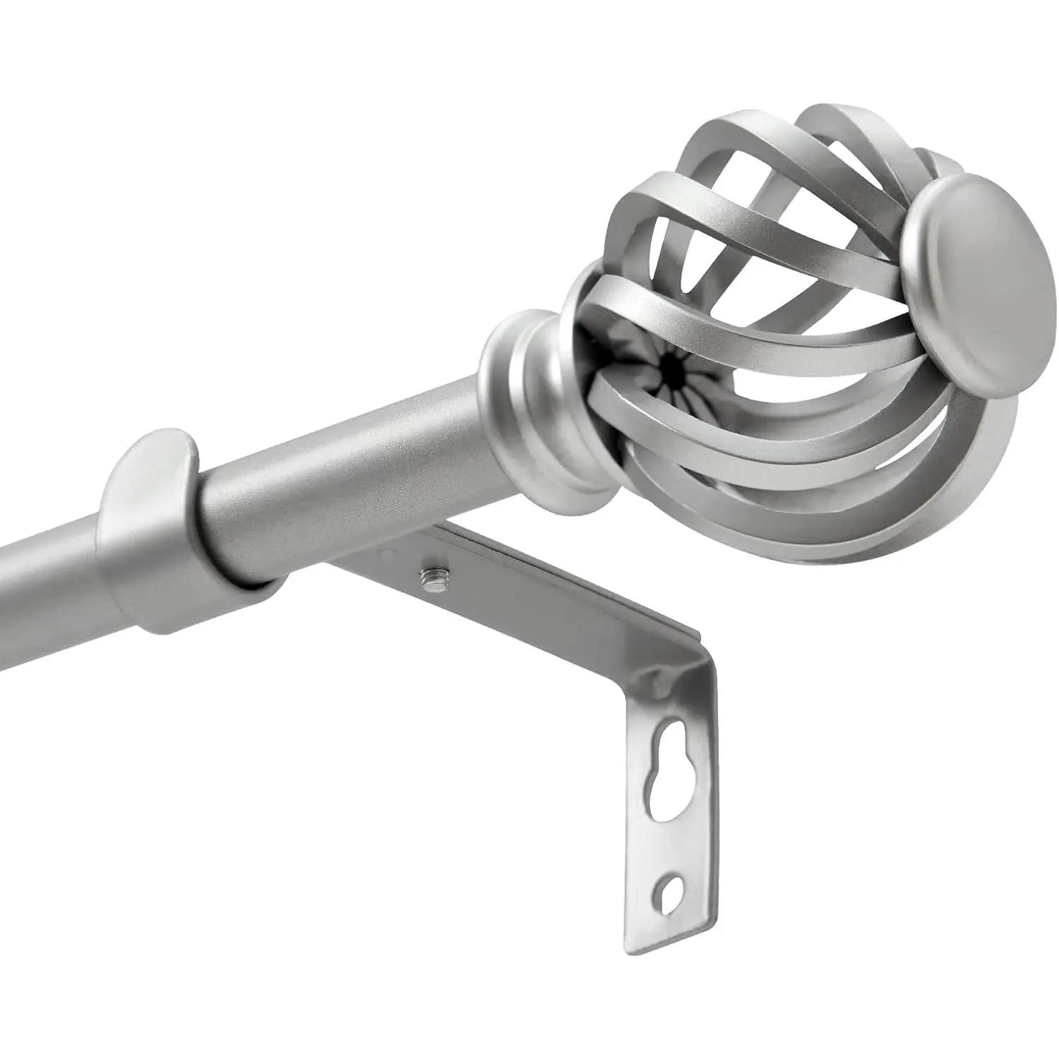 Decorative Curtain Rods, 28 to 48 Inch (2.3-4Ft), Small Curtain Rod For Bedroom, Living Room, Kitchen,