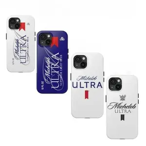 Michelob Ultra Rugged Phone Case – Glossy, Shock-Resistant Protective Case for iPhone 11–17 Pro Max/Plus Series and Samsung Galaxy S23 Series