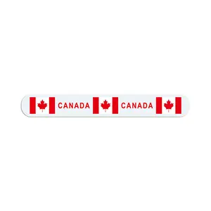 Trending National Flag Slap Bracelet - Durable PVC Wristband for Sports Events Fans Cheerleading