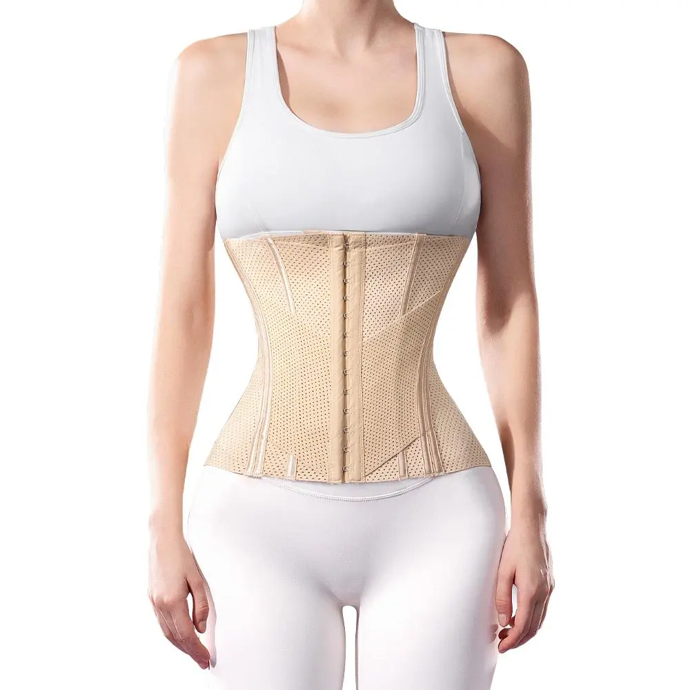 Multi-layer row buckles, 3-level adjustable abdominal compression for postpartum & weight loss