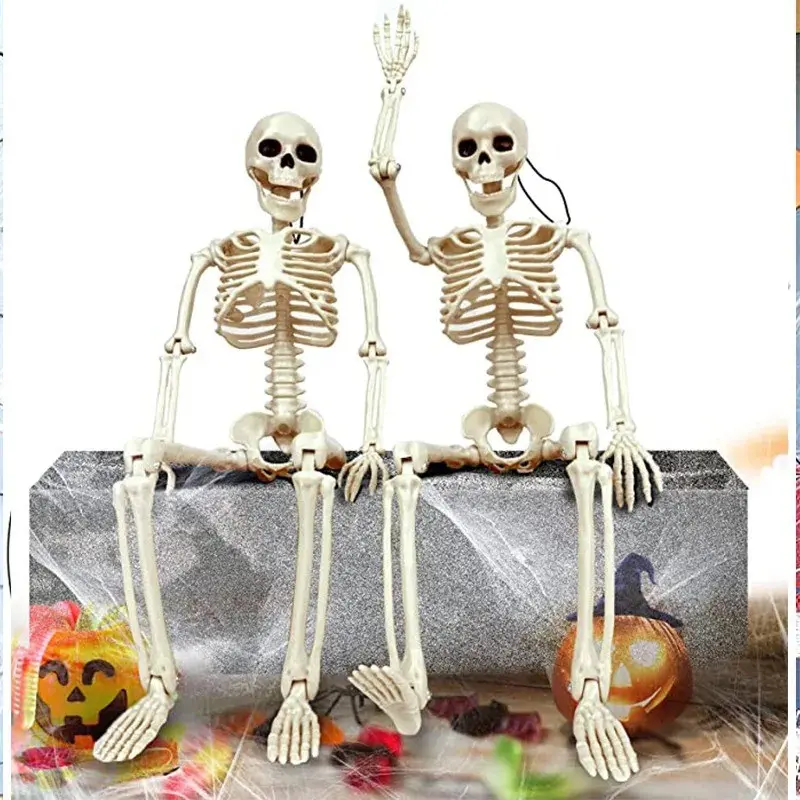Halloween Outdoor Skeleton Dog Decoration, 165cm Cross-Border Bestseller, Garden Courtyard Decor, Halloween Yard Ornament