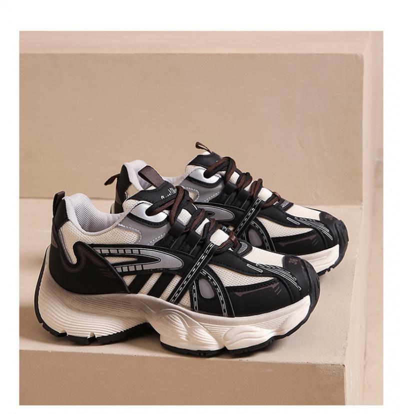 2026 Four-Season Thick-Soled Student Dad Shoes for Women, Mesh Breathable Sneakers, Versatile Fashionable Ugly-Cute Dirty Retro Super Cool Trendy Unisex Shoes