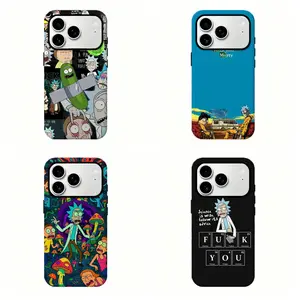 Rick and Morty Cartoon Print Phone Case,For iPhone 11 12 13 14 15 16 phone cases 17 pro max for Samsung S26 S25 S24 S23 S22 S21 phone Cases,Gifts For Fans Men Women,Phone Accessories
