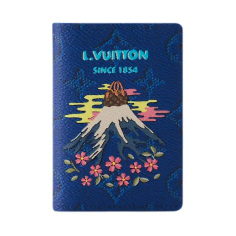 Louis Vuitton x Nigo Monogram Coated Canvas Men's Wallet - Blue, Fabric-Lined, Hand-Stitch, Logo, Multi-Card, Blue-Toned Men's Wallet for Luggage & Bags Use, Fabric-Lined Men's Wallets, Hand-Stitch Men's Wallets