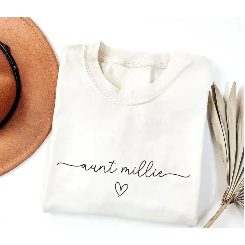 New Aunt Shirt for Aunt to be Shirt Personalized Aunt Shirt Promoted to Aunt Shirt Auntie Shirt New Aunty Gift Aunt Announcement Shirt