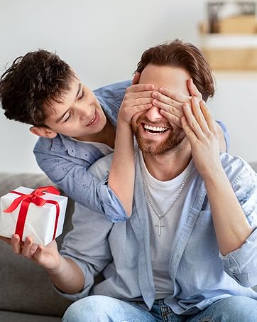 Besteel Silver Crucifix Pendant Necklace  for Women - Men's Sterling Silver Crucifix Necklace charm with Stainless Steel Rope Chain Catholic Baptism Jesus Cross Necklace Jewelry mens